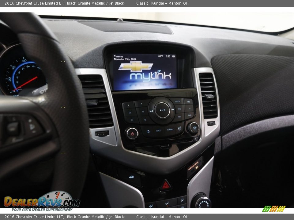 2016 Chevrolet Cruze Limited LT Black Granite Metallic / Jet Black Photo #9