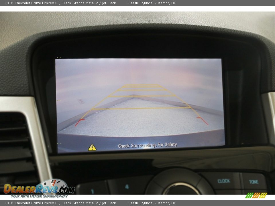 2016 Chevrolet Cruze Limited LT Black Granite Metallic / Jet Black Photo #12