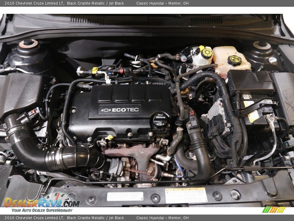 2016 Chevrolet Cruze Limited LT Black Granite Metallic / Jet Black Photo #18