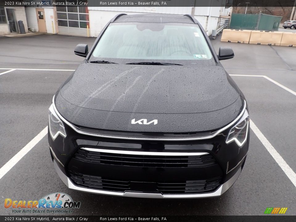 2023 Kia Niro SX Hybrid Aurora Black / Gray Photo #3