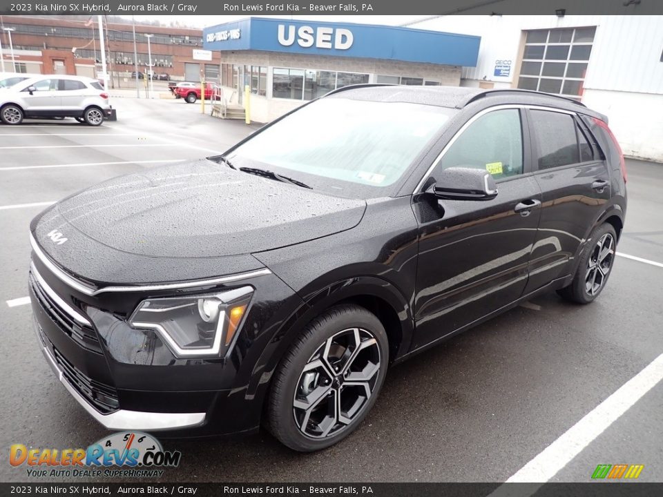 2023 Kia Niro SX Hybrid Aurora Black / Gray Photo #4