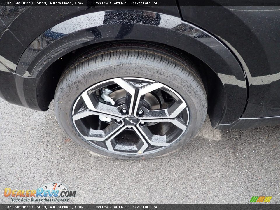 2023 Kia Niro SX Hybrid Aurora Black / Gray Photo #9