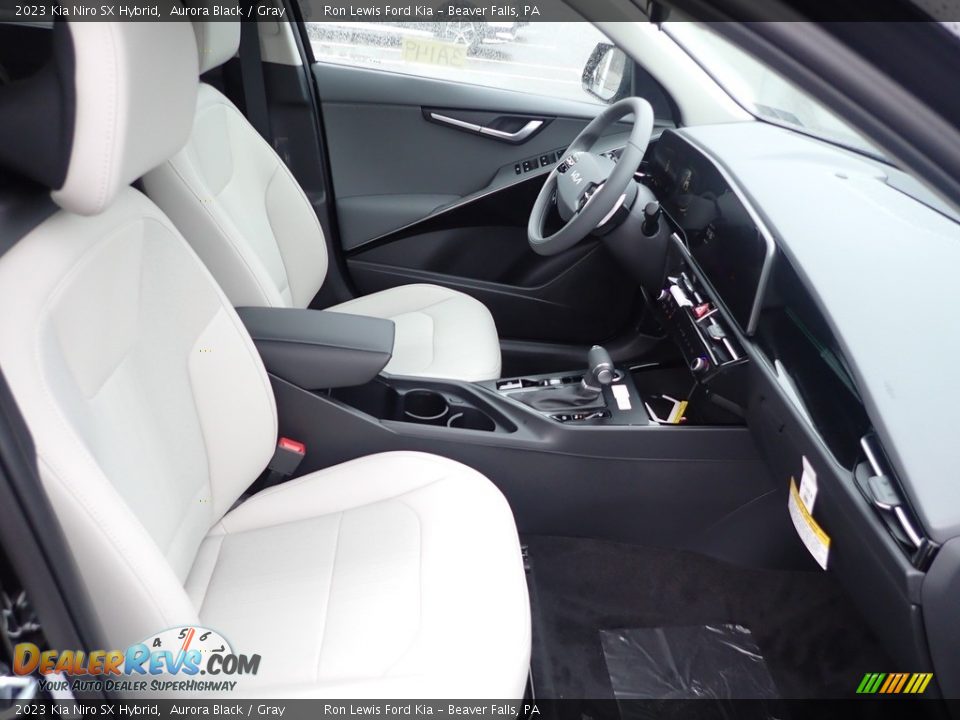2023 Kia Niro SX Hybrid Aurora Black / Gray Photo #11