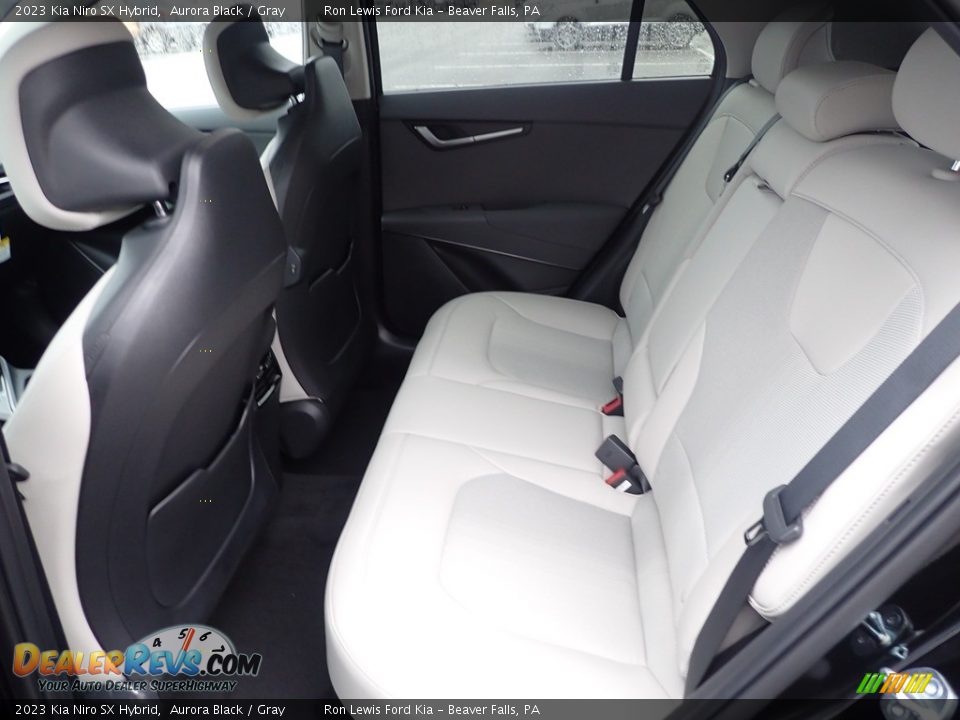 2023 Kia Niro SX Hybrid Aurora Black / Gray Photo #12
