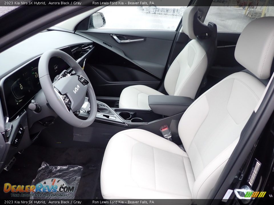 2023 Kia Niro SX Hybrid Aurora Black / Gray Photo #14