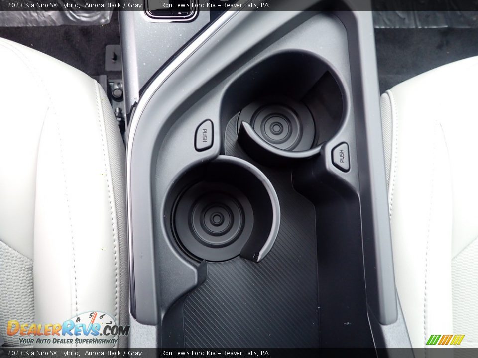 2023 Kia Niro SX Hybrid Aurora Black / Gray Photo #19