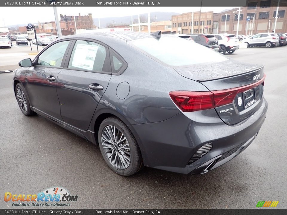 2023 Kia Forte GT-Line Gravity Gray / Black Photo #6