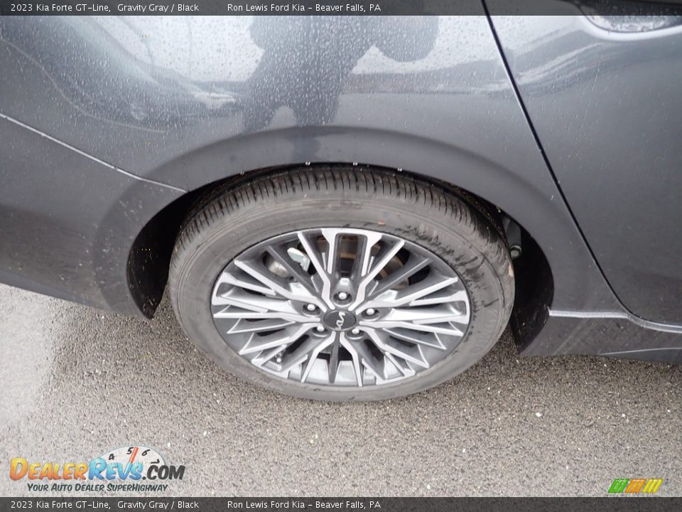 2023 Kia Forte GT-Line Gravity Gray / Black Photo #9
