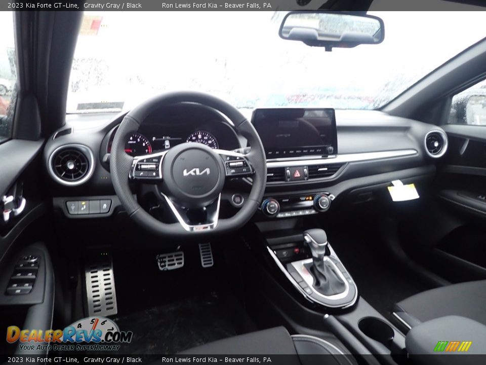 2023 Kia Forte GT-Line Gravity Gray / Black Photo #13