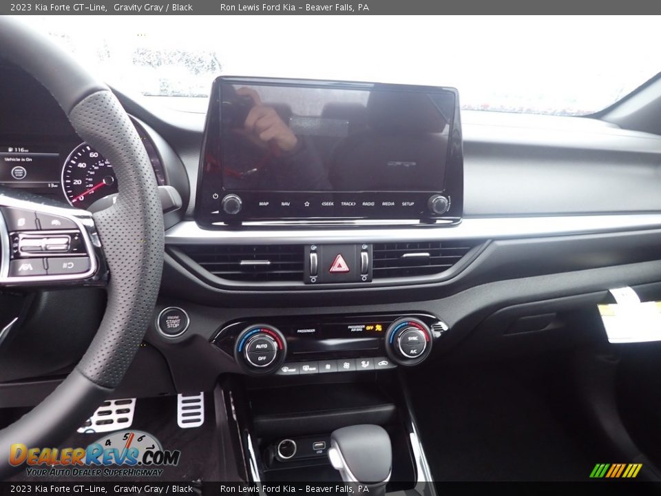2023 Kia Forte GT-Line Gravity Gray / Black Photo #16