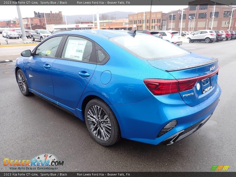 2023 Kia Forte GT-Line Sporty Blue / Black Photo #6