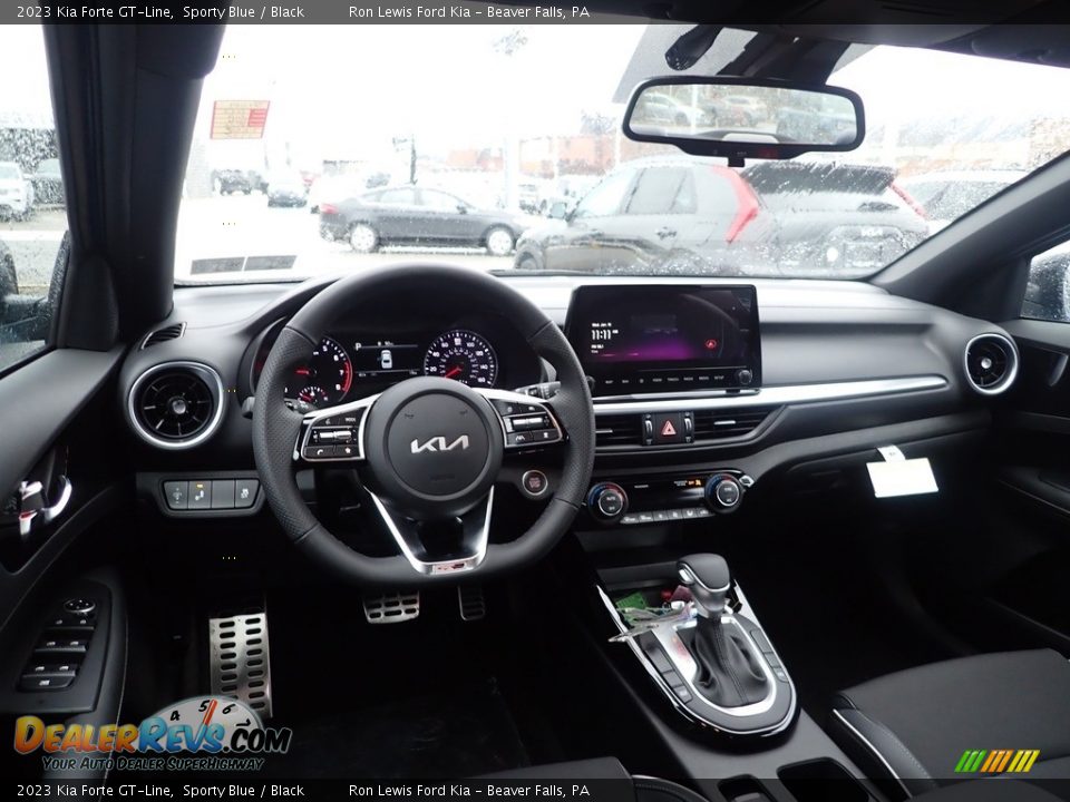 2023 Kia Forte GT-Line Sporty Blue / Black Photo #13