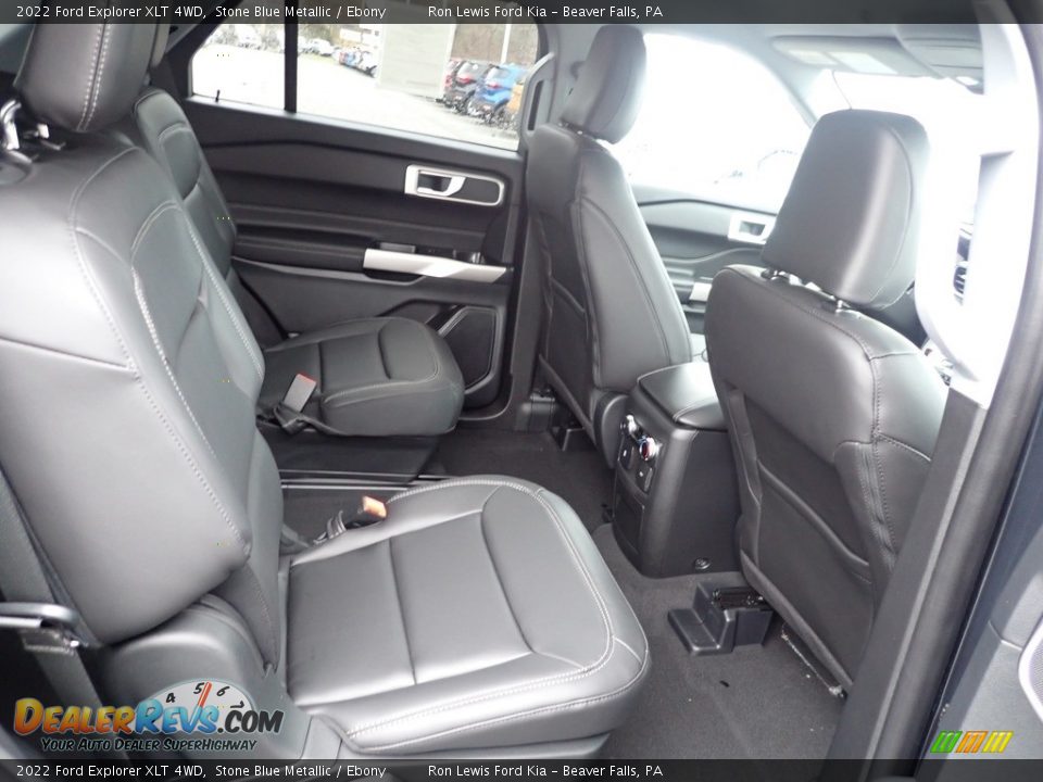 Rear Seat of 2022 Ford Explorer XLT 4WD Photo #10