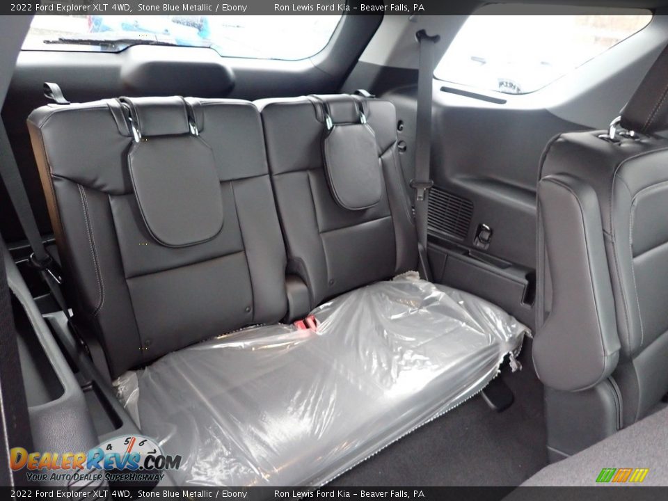 Rear Seat of 2022 Ford Explorer XLT 4WD Photo #11
