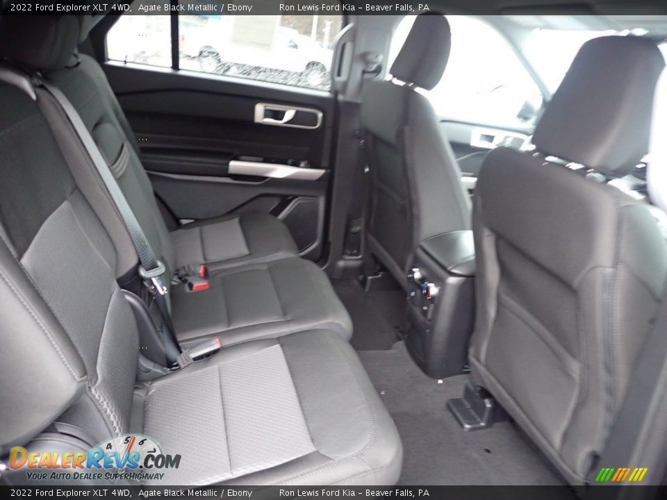 Rear Seat of 2022 Ford Explorer XLT 4WD Photo #10