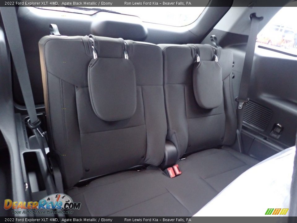 Rear Seat of 2022 Ford Explorer XLT 4WD Photo #11
