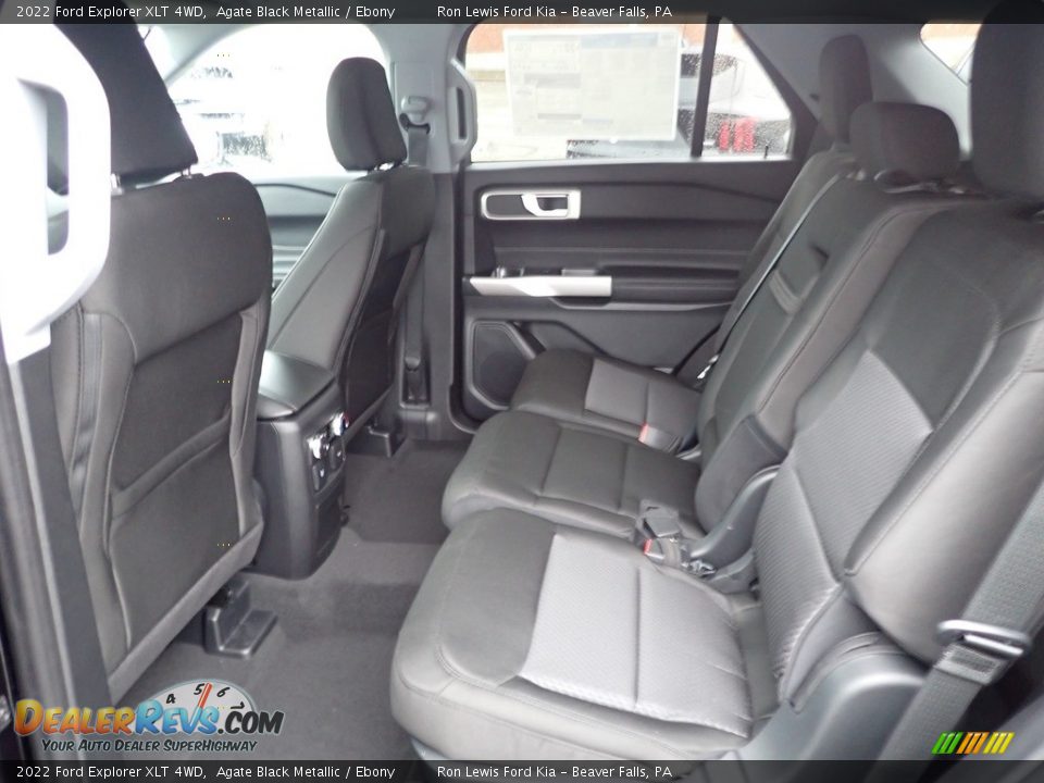 Rear Seat of 2022 Ford Explorer XLT 4WD Photo #13