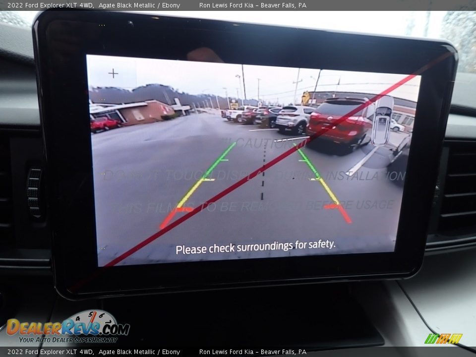 2022 Ford Explorer XLT 4WD Agate Black Metallic / Ebony Photo #19