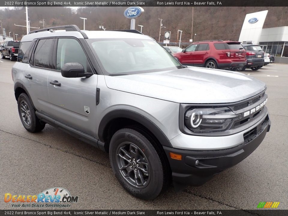 Front 3/4 View of 2022 Ford Bronco Sport Big Bend 4x4 Photo #2