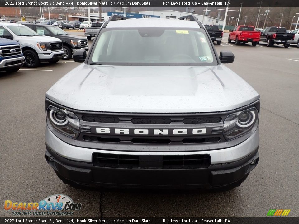 Iconic Silver Metallic 2022 Ford Bronco Sport Big Bend 4x4 Photo #3