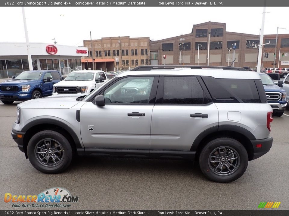 Iconic Silver Metallic 2022 Ford Bronco Sport Big Bend 4x4 Photo #5