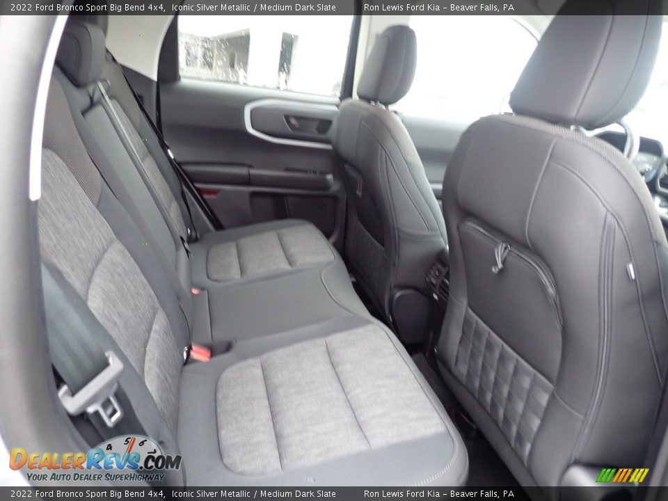 Rear Seat of 2022 Ford Bronco Sport Big Bend 4x4 Photo #10
