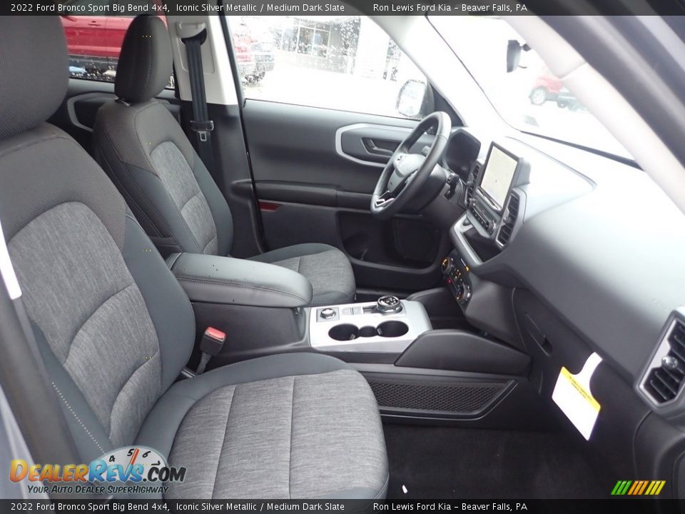 Front Seat of 2022 Ford Bronco Sport Big Bend 4x4 Photo #11