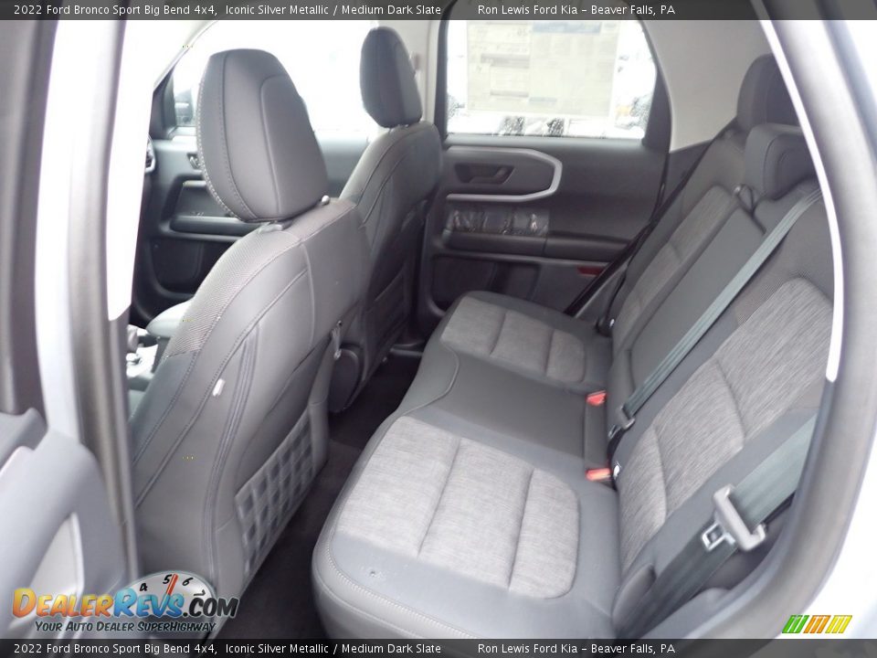 Rear Seat of 2022 Ford Bronco Sport Big Bend 4x4 Photo #12