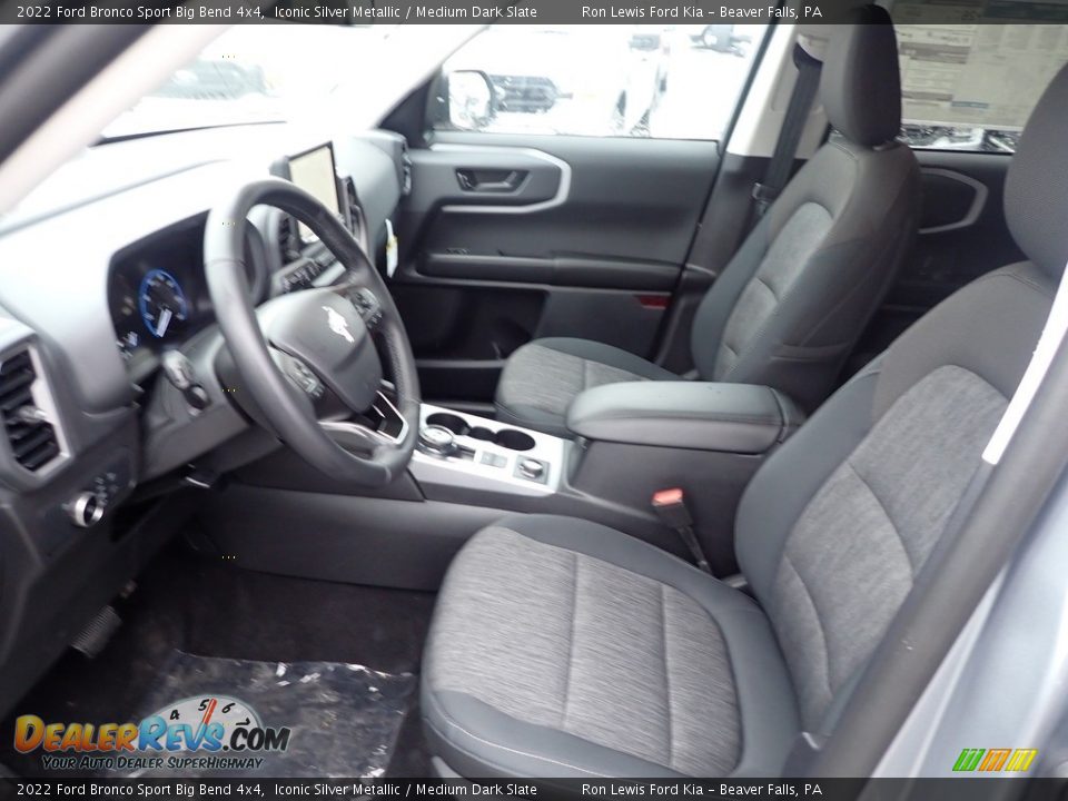 2022 Ford Bronco Sport Big Bend 4x4 Iconic Silver Metallic / Medium Dark Slate Photo #14