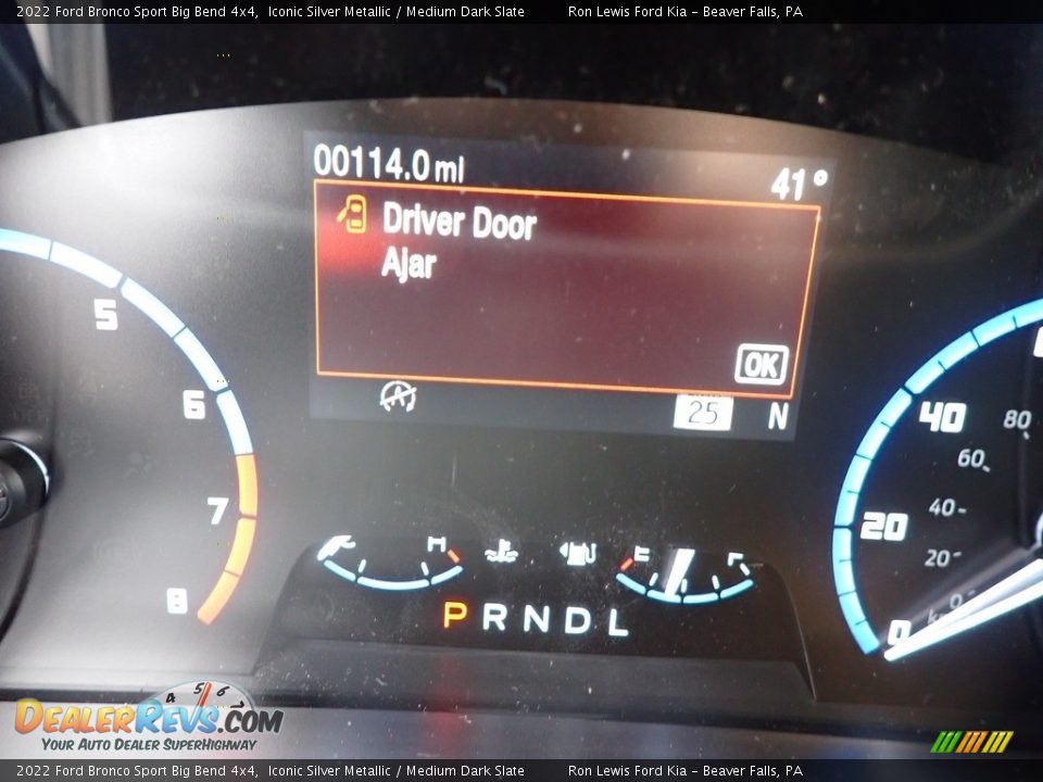 2022 Ford Bronco Sport Big Bend 4x4 Iconic Silver Metallic / Medium Dark Slate Photo #17
