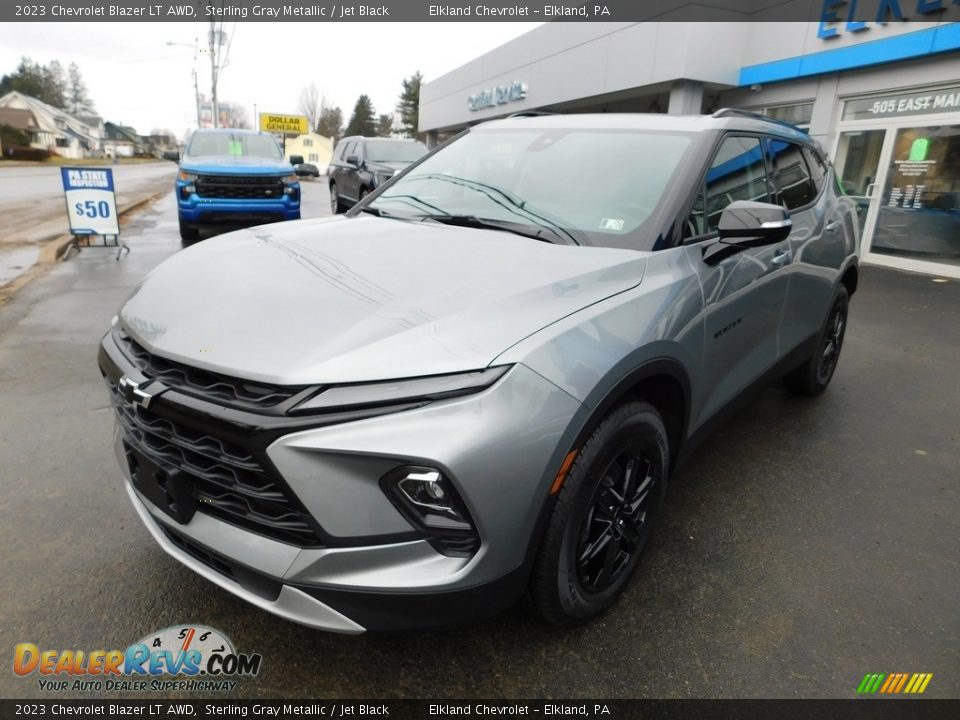 2023 Chevrolet Blazer LT AWD Sterling Gray Metallic / Jet Black Photo #3