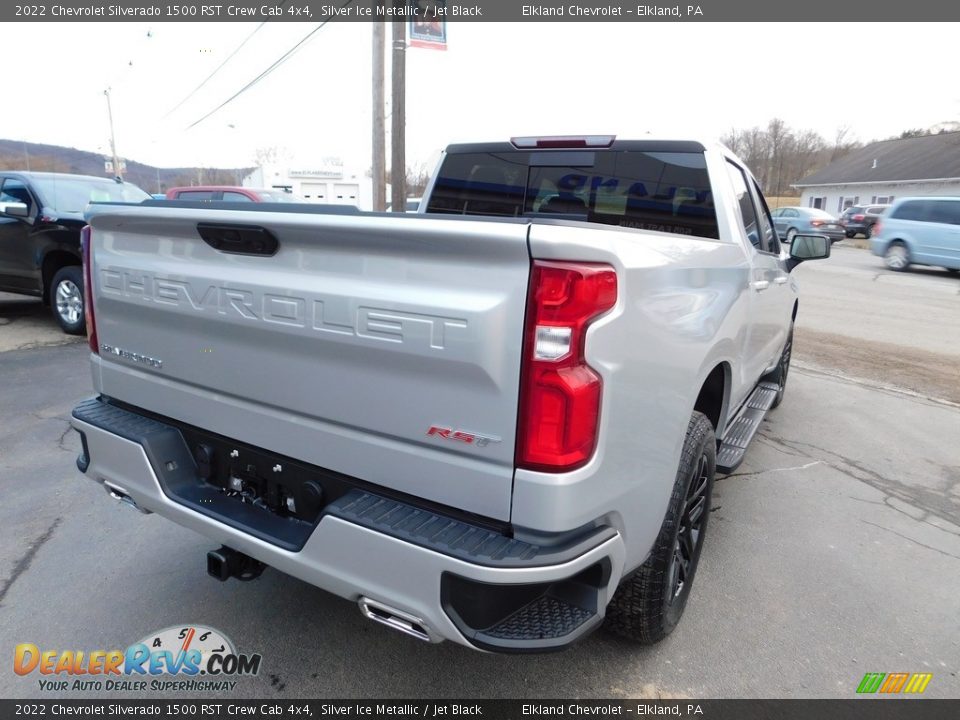 2022 Chevrolet Silverado 1500 RST Crew Cab 4x4 Silver Ice Metallic / Jet Black Photo #9