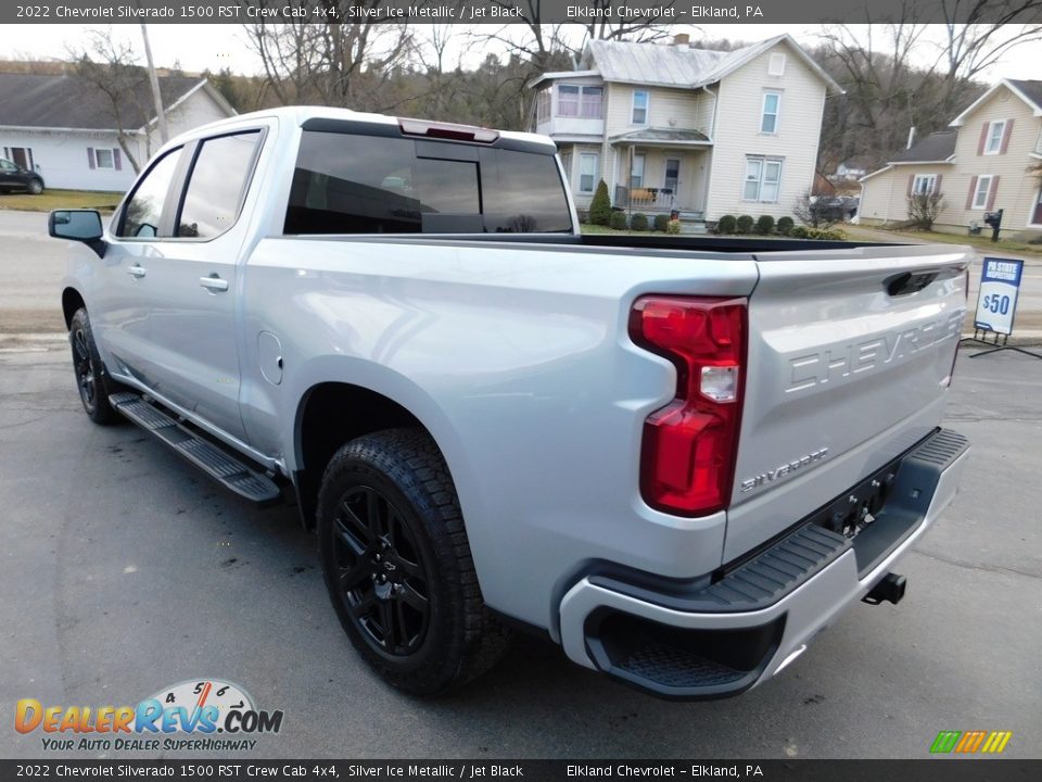 2022 Chevrolet Silverado 1500 RST Crew Cab 4x4 Silver Ice Metallic / Jet Black Photo #11