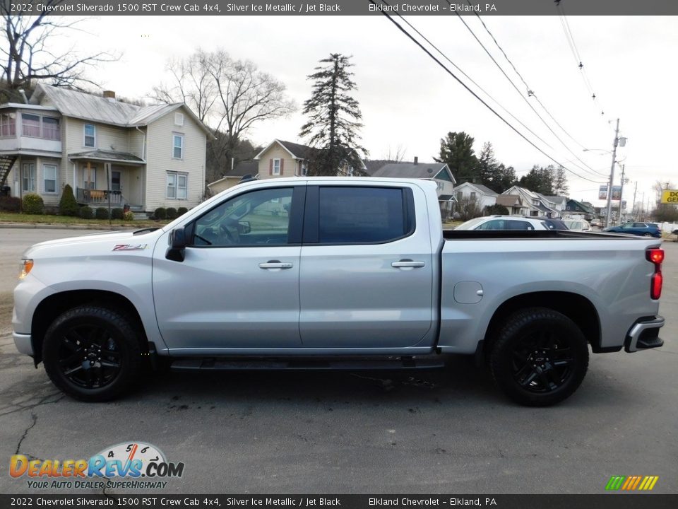 2022 Chevrolet Silverado 1500 RST Crew Cab 4x4 Silver Ice Metallic / Jet Black Photo #12