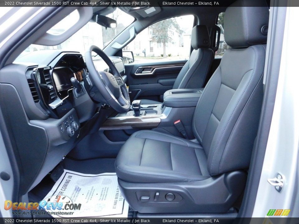 Jet Black Interior - 2022 Chevrolet Silverado 1500 RST Crew Cab 4x4 Photo #23