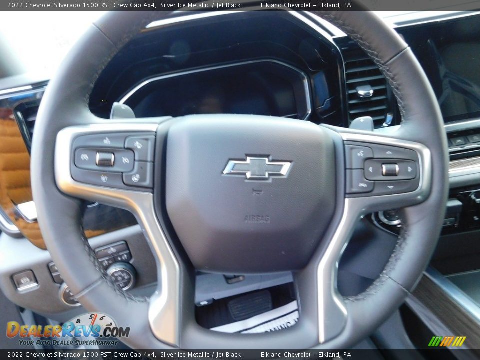 2022 Chevrolet Silverado 1500 RST Crew Cab 4x4 Steering Wheel Photo #27