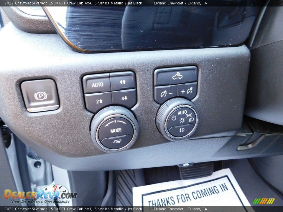 Controls of 2022 Chevrolet Silverado 1500 RST Crew Cab 4x4 Photo #30