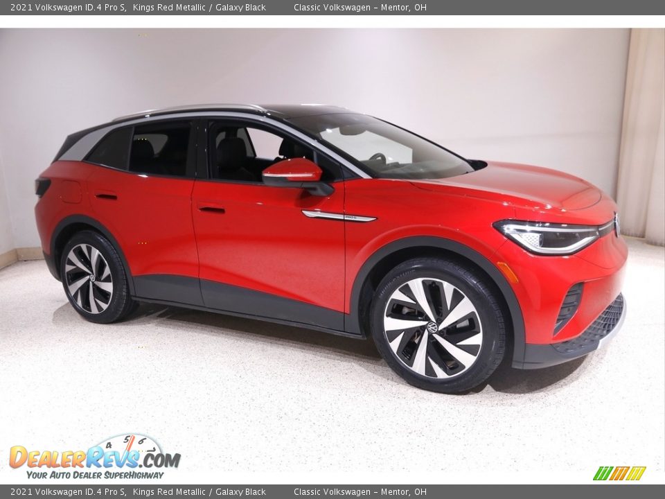 Kings Red Metallic 2021 Volkswagen ID.4 Pro S Photo #1