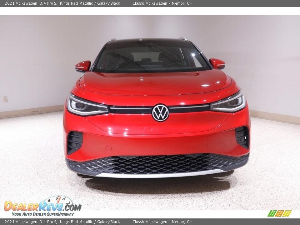 2021 Volkswagen ID.4 Pro S Kings Red Metallic / Galaxy Black Photo #2