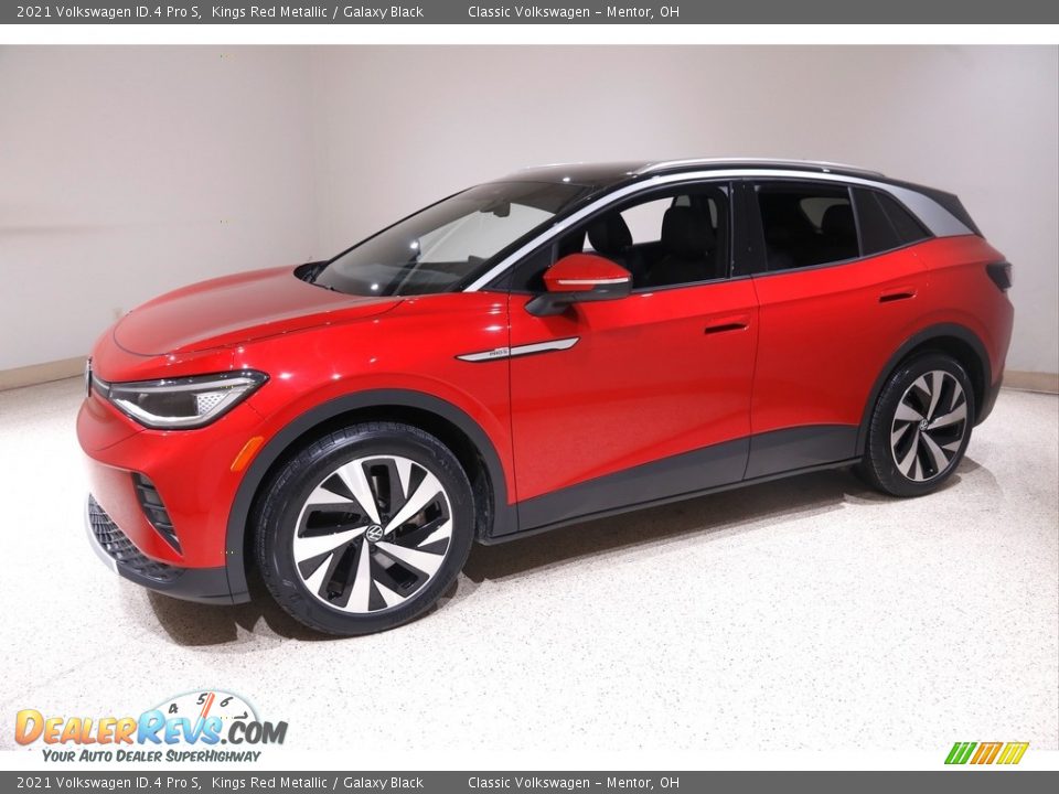 Front 3/4 View of 2021 Volkswagen ID.4 Pro S Photo #3