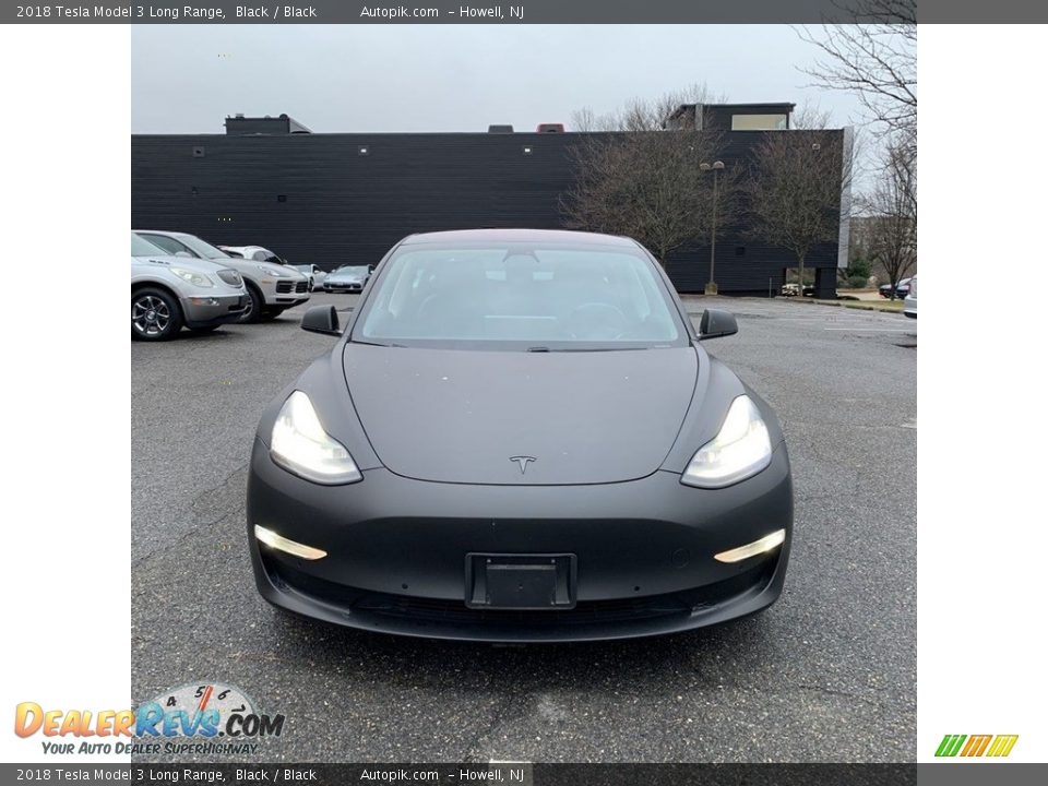 2018 Tesla Model 3 Long Range Black / Black Photo #8