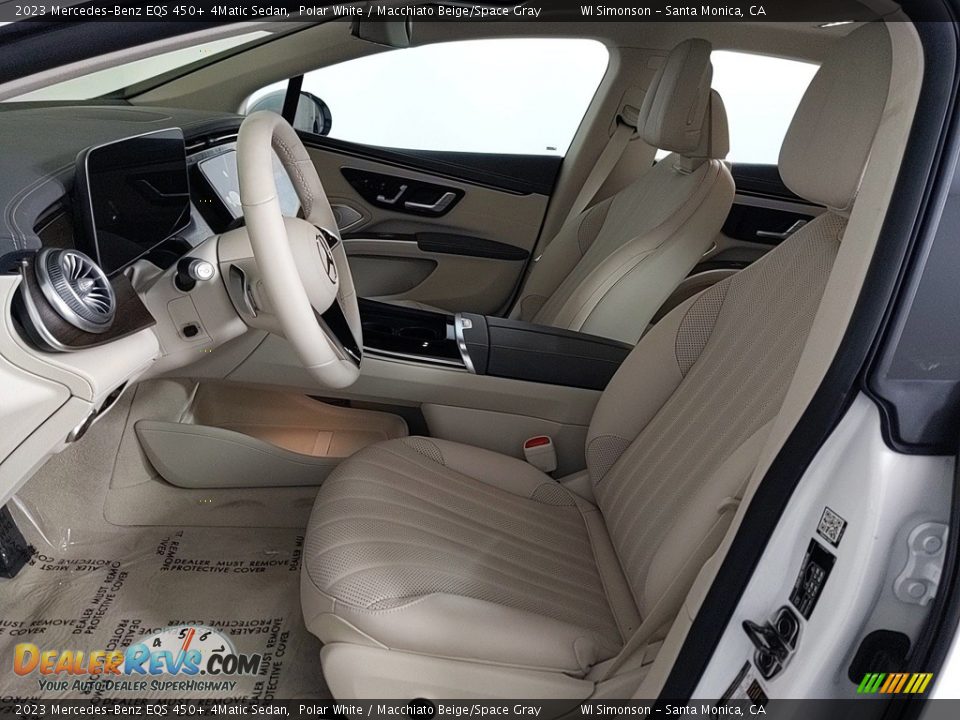 Macchiato Beige/Space Gray Interior - 2023 Mercedes-Benz EQS 450+ 4Matic Sedan Photo #10
