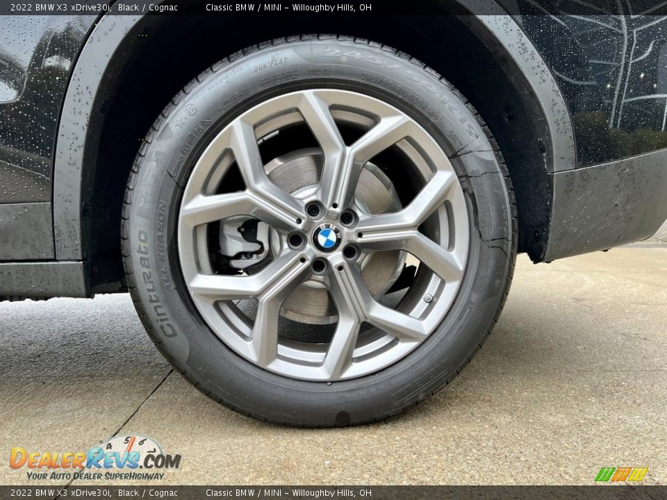 2022 BMW X3 xDrive30i Black / Cognac Photo #2