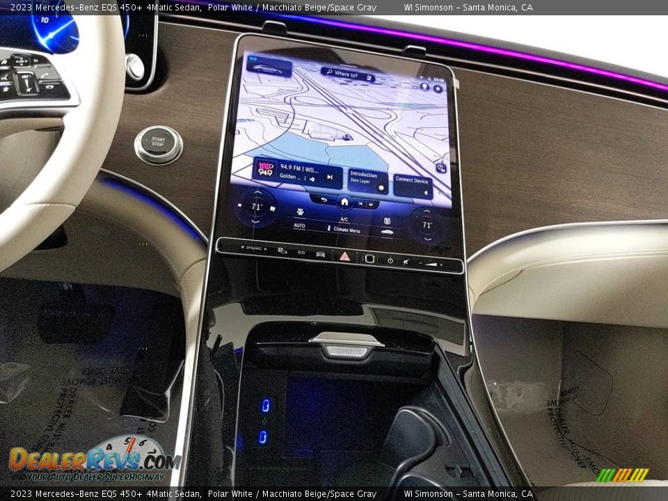 Controls of 2023 Mercedes-Benz EQS 450+ 4Matic Sedan Photo #16