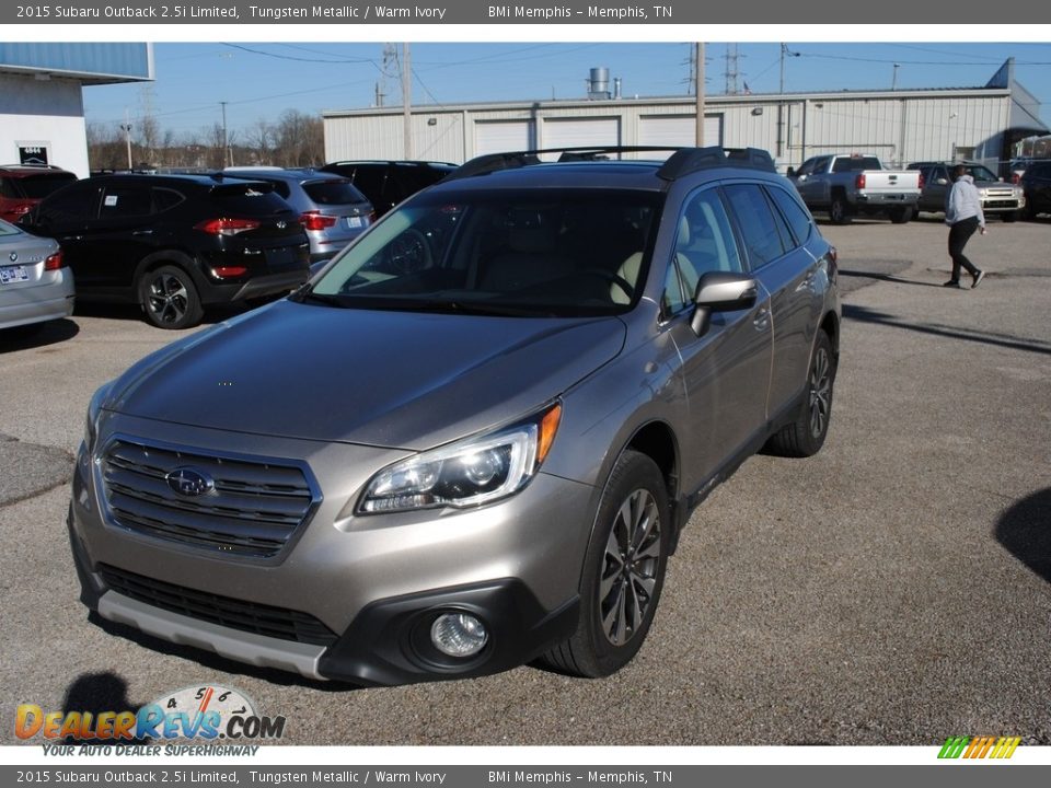 2015 Subaru Outback 2.5i Limited Tungsten Metallic / Warm Ivory Photo #1