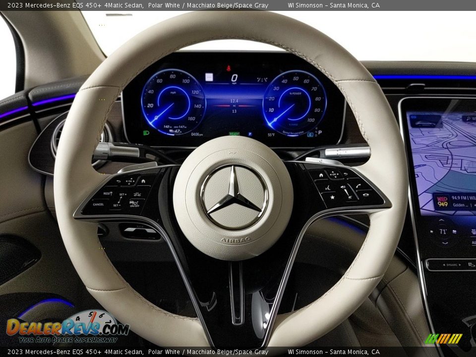 2023 Mercedes-Benz EQS 450+ 4Matic Sedan Steering Wheel Photo #17