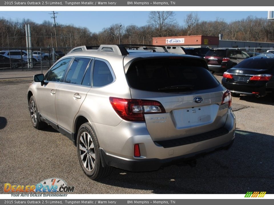 2015 Subaru Outback 2.5i Limited Tungsten Metallic / Warm Ivory Photo #3