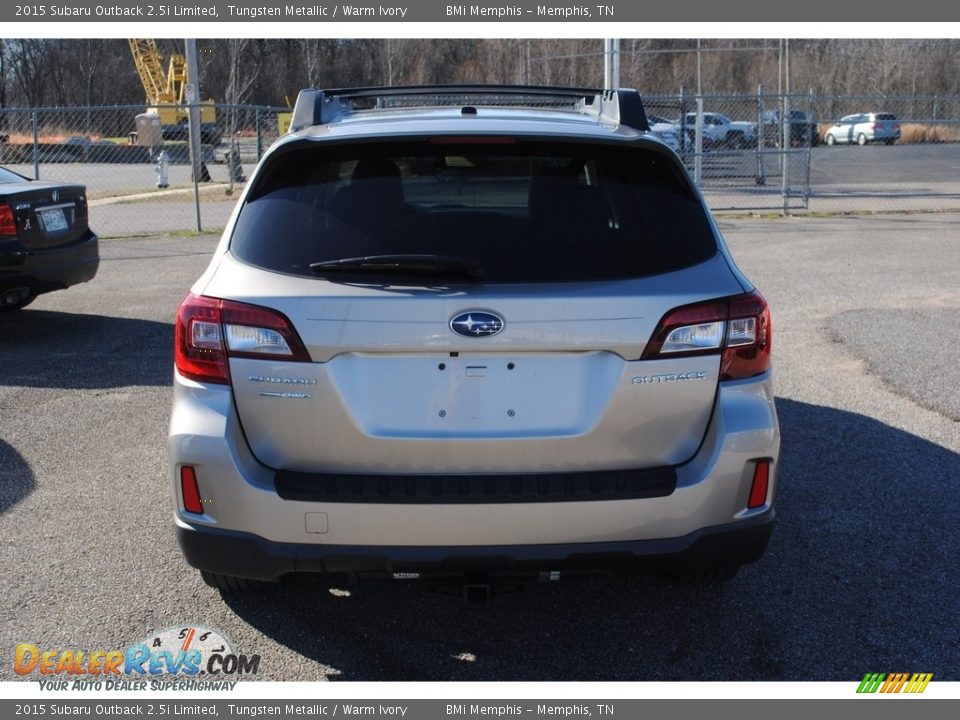 2015 Subaru Outback 2.5i Limited Tungsten Metallic / Warm Ivory Photo #4