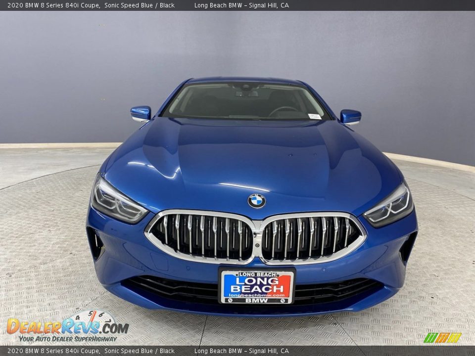 2020 BMW 8 Series 840i Coupe Sonic Speed Blue / Black Photo #2