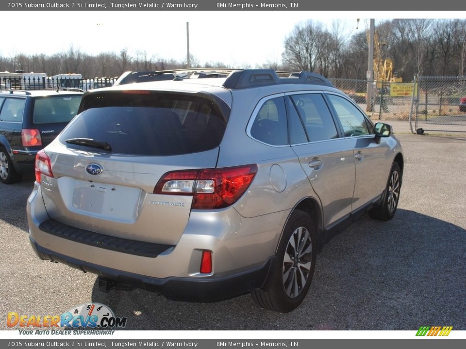 2015 Subaru Outback 2.5i Limited Tungsten Metallic / Warm Ivory Photo #5